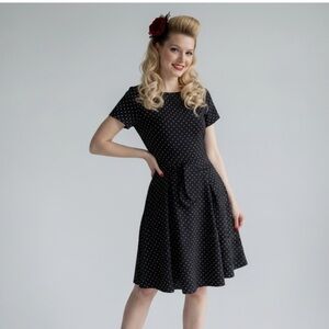 Kate Spade Black and White Polka Dot Mini Dress